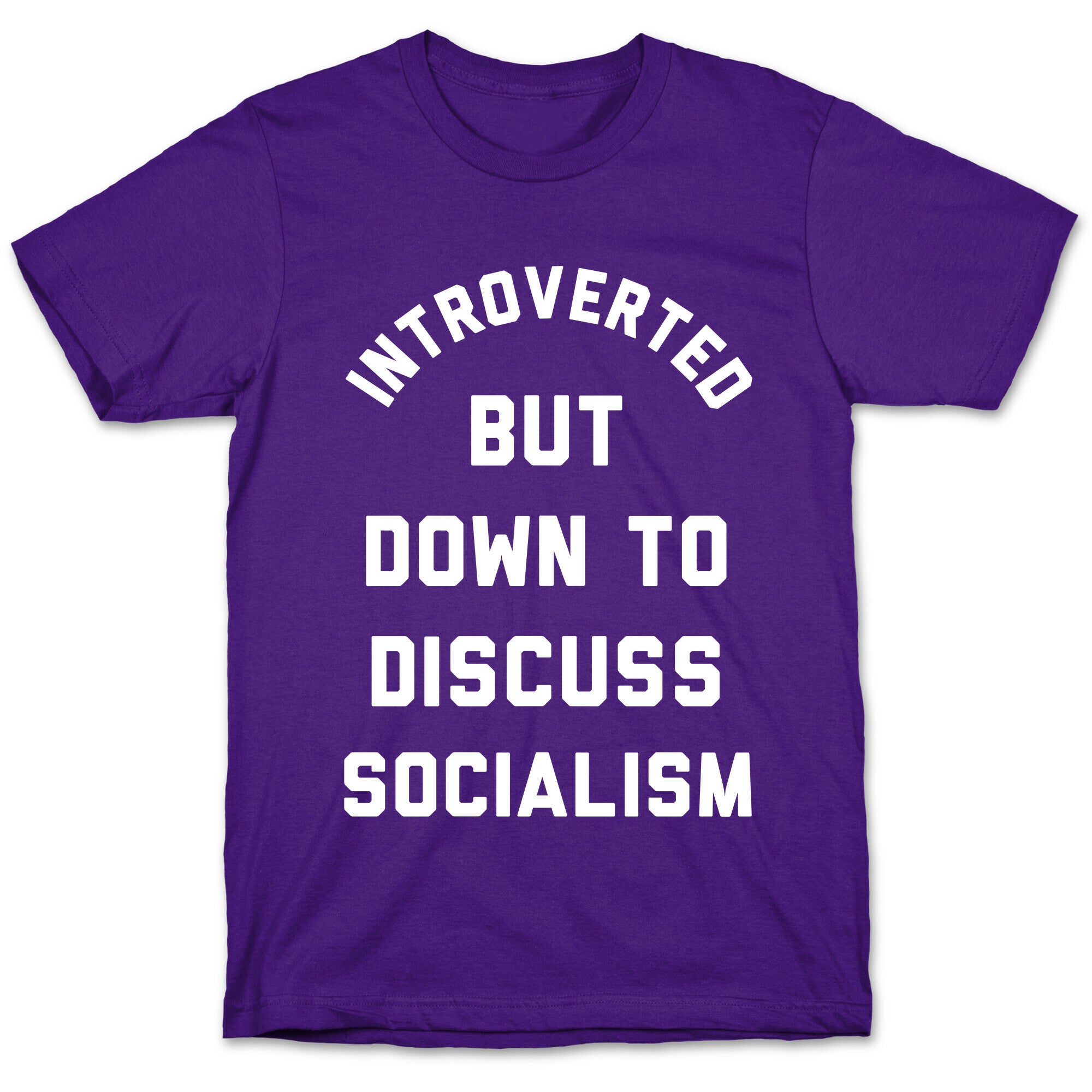 Introverted But Down To Discuss Socialism T-Shirt